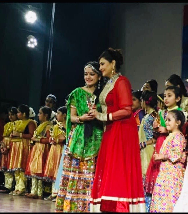 Dance students performing at Nritya Nupur Dance Academy