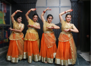 Group dance performance on stage